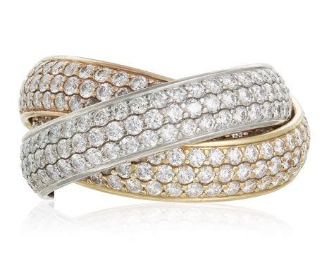 cartier trilogy|cartier trinity rings with diamonds.